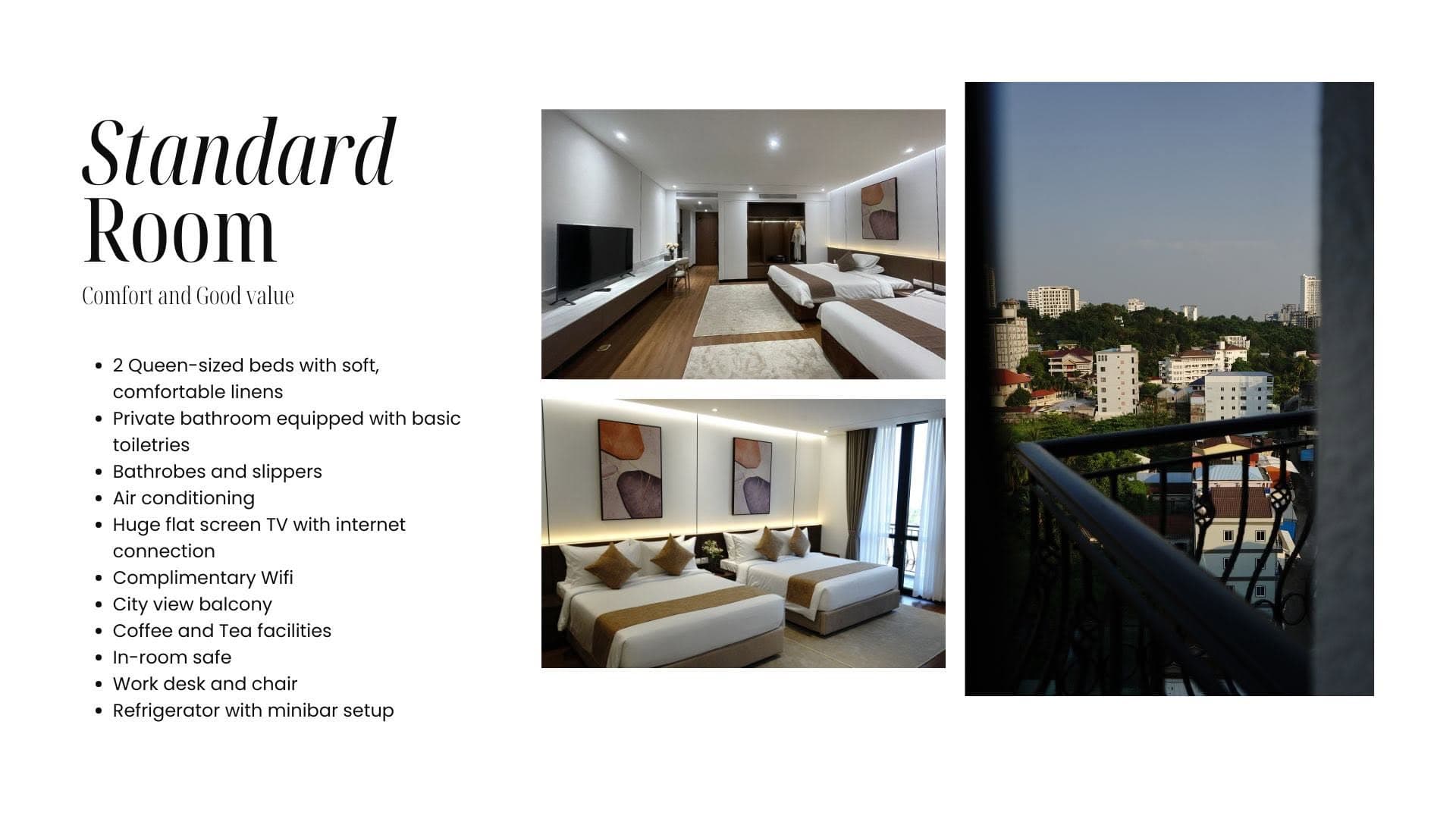 Standard room information