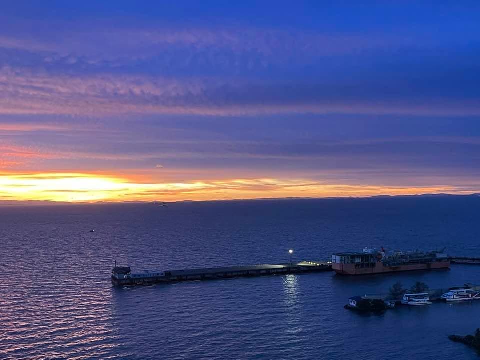 Sunset sea view