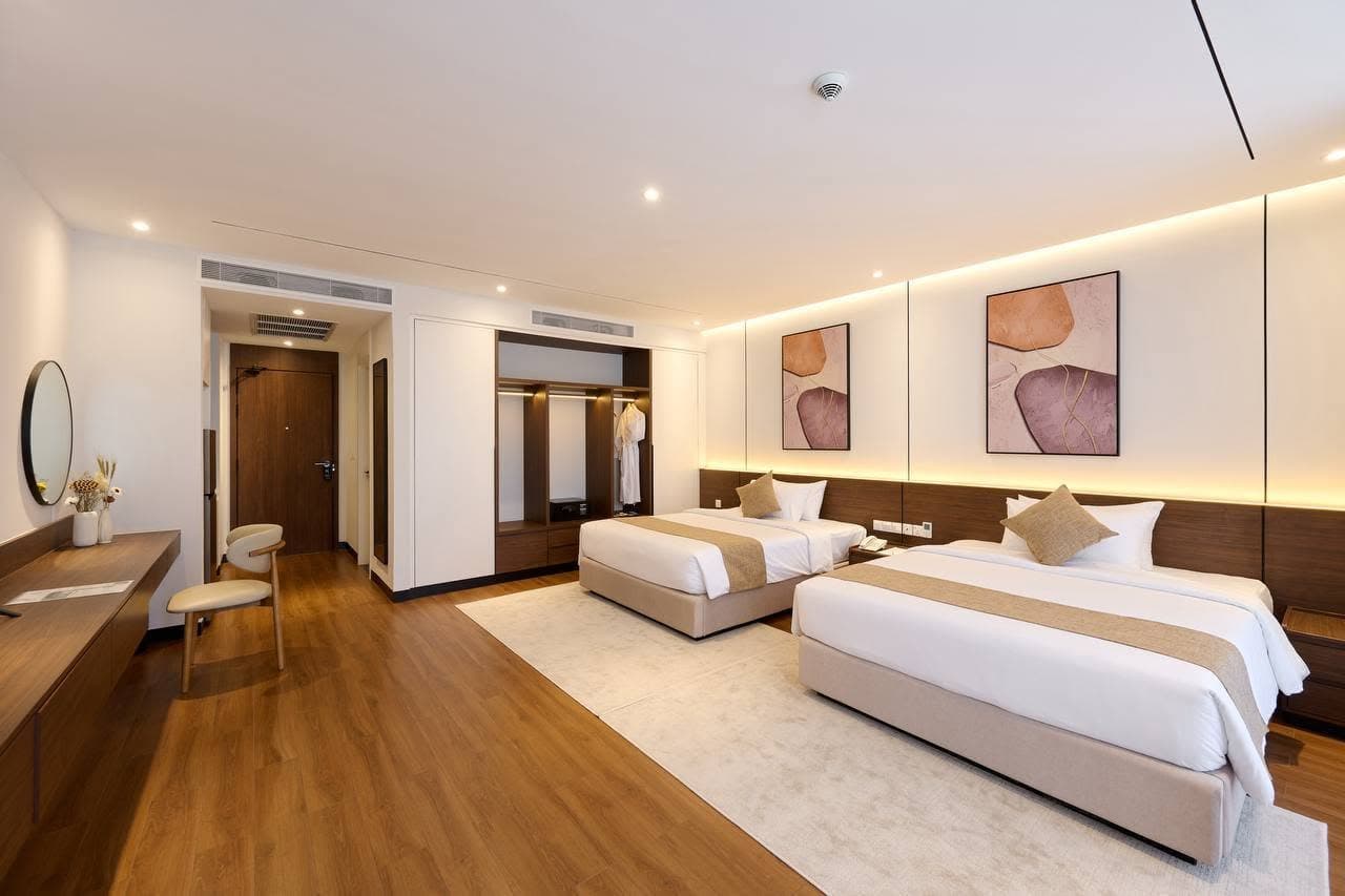 Twin room interior