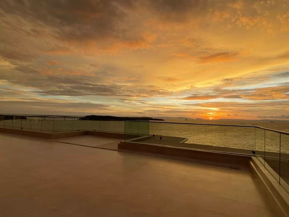 Sunset from the terrace