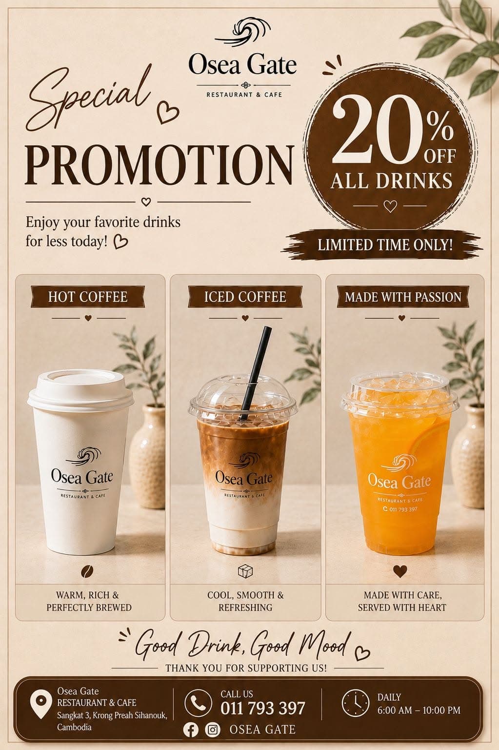 Coffee promotional artwork
