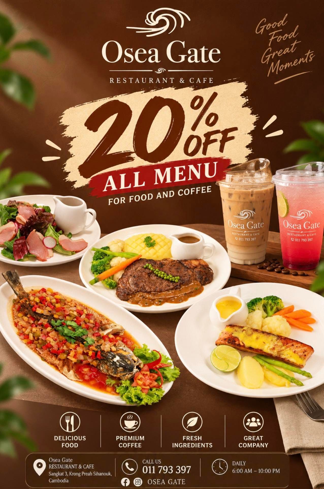 Menu promotional artwork